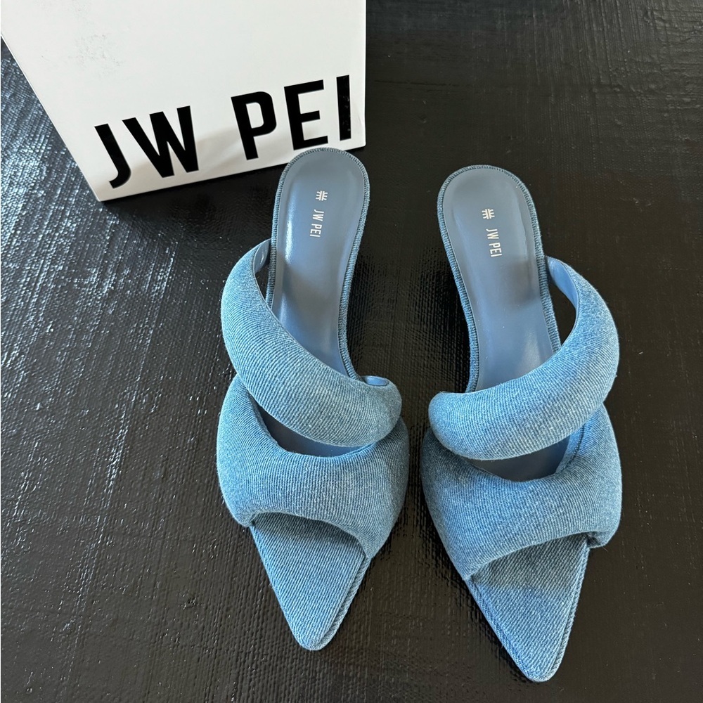 JW PEI Sara Mule Denim